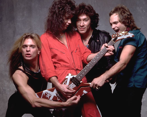 Eddie Van Halen, David Lee Roth, What's-His-Name and The Other Guy
