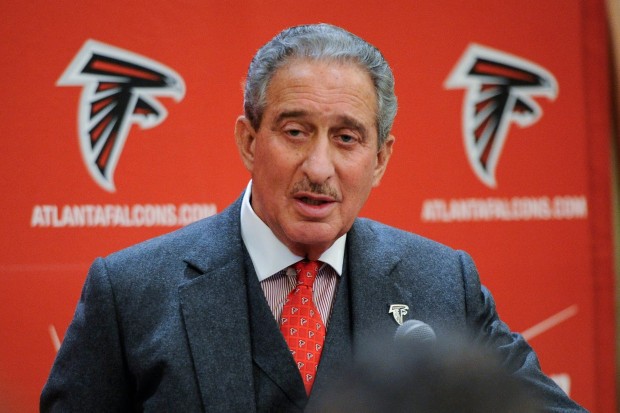 Owner Arthur Blank Fielding A Question About The Album "Blood Oath" Earlier Today